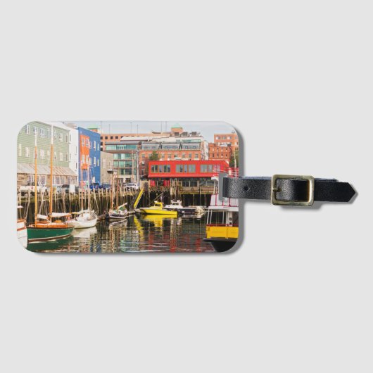 Boote machten | Portland, Maine fest Gepäckanhänger (Vorderseite (Horizontal))