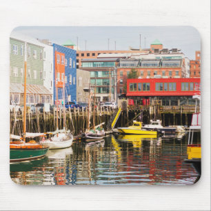 Boote machten Portland, Maine fest Mousepad