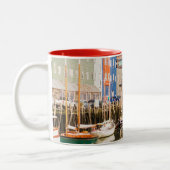 Boote machten | Portland, Maine fest Zweifarbige Tasse (Links)