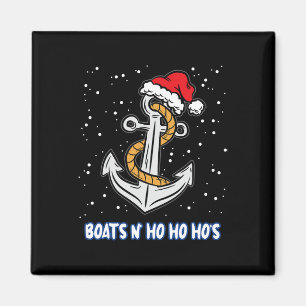 Boote N Ho Ho Hos Weihnachts-Pyjama Lustiger Humor Magnet