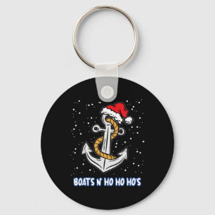 Boote N Ho Ho Hos Weihnachts-Pyjama Lustiger Humor Schlüsselanhänger