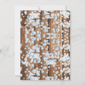 Boote niedlicher Junge Fischen am 1. Geburtstag Einladung (Rückseite)