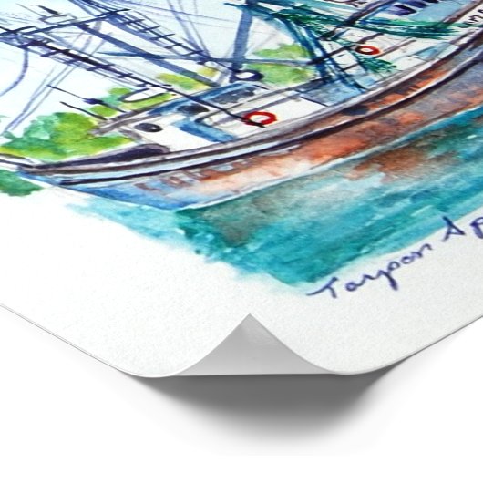 Boote Poster (Ecke)