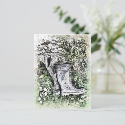 BOOTE POSTKARTE (Stehend Vorderseite)