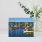 Boote Postkarte (Stehend Vorderseite)