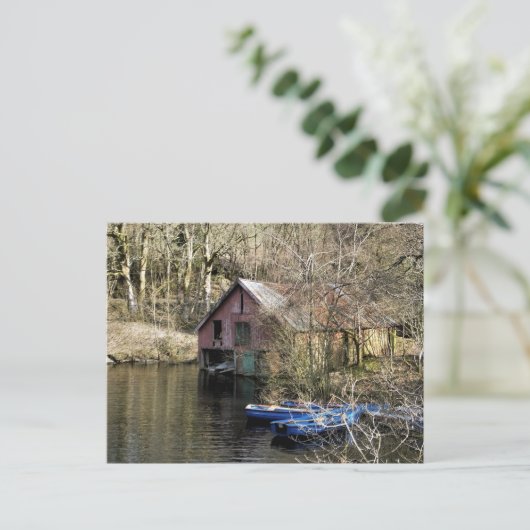 BOOTE POSTKARTE (Stehend Vorderseite)