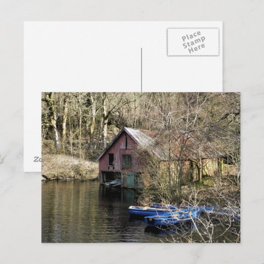 BOOTE POSTKARTE (Vorne/Hinten)