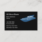 Boote und Bootvermietungskarten Visitenkarte (Vorderseite)