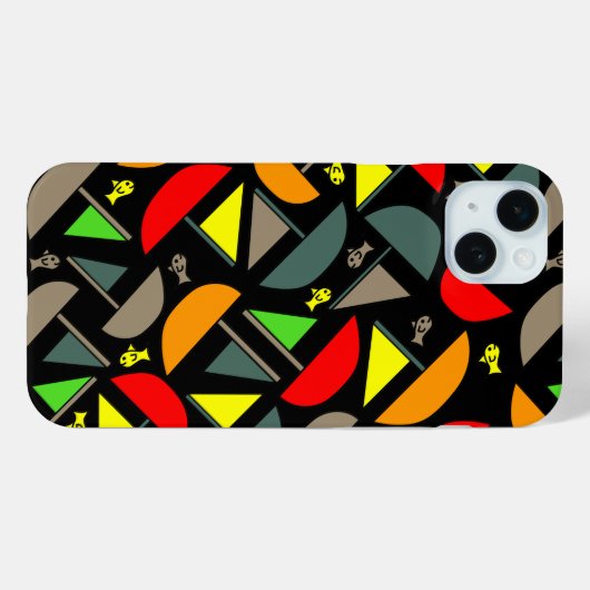 Boote und Fische Case-Mate iPhone Hülle (Rückseite (Horizontal))