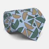 Boote und Fische Krawatte (Gerollt)