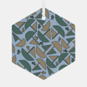 Boote und Fische Ornament Aus Glas (Rückseite)