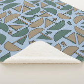 Boote und Fische Sherpa Blanket Sherpadecke (3/4)