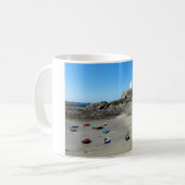 Boote und Fort Gray in Guernsey Kaffeetasse (Vorderseite Links)