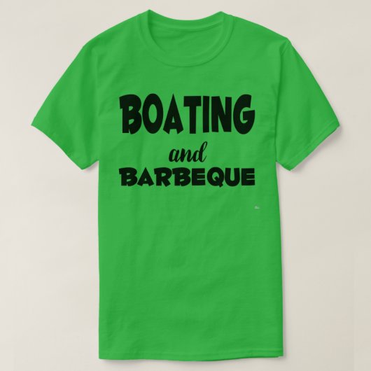 Boote und Grillen T-Shirt (Design vorne)