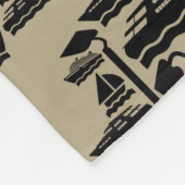Boote und Hoes Fleece Blanket (Ecke)