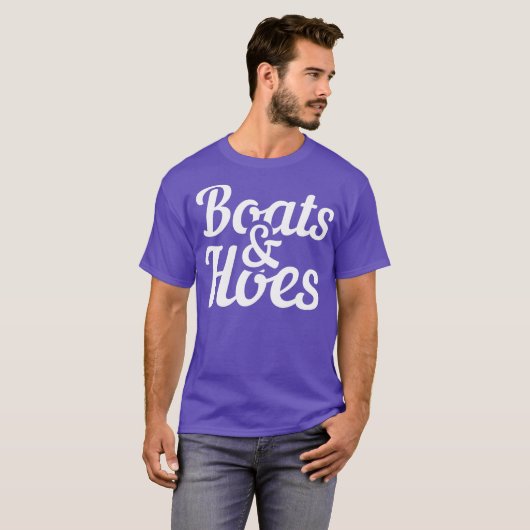 Boote und Hoes Funny Boat Party Geschenk T-Shirt (Vorne ganz)