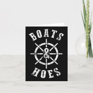 Boote und Hoes Nautical T Shirts für Männer, die G Karte
