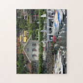 Boote und Houses, Genfer See, Schweiz Puzzle (Vertikal)