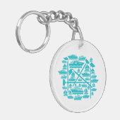 Boote und Hunde Schlüsselanhänger (Vorderseite links)