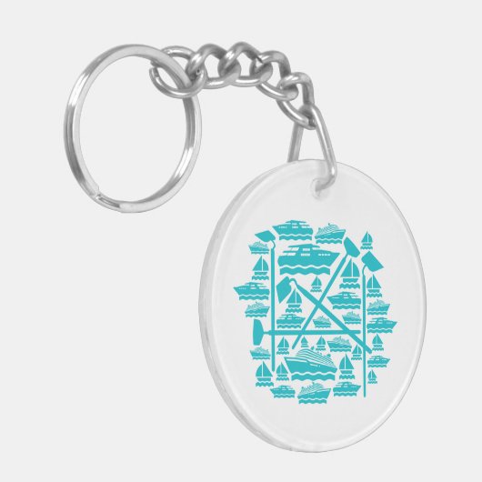 Boote und Hunde Schlüsselanhänger (Vorderseite links)