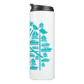 Boote und Hunde Thermosbecher (Nach rechts gedreht)