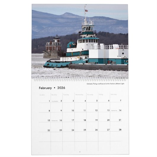 Boote und Leuchtturme 2025 Kalender (Feb 2026)