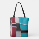 Boote und Reflektionen - Tasche (Rückseite)