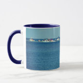 Boote und Seevögel in den Florida Keys Tasse (Links)
