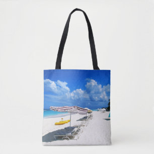 Boote und Strand-Stühle Tasche