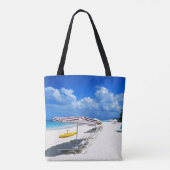 Boote und Strand-Stühle Tasche (Rückseite)