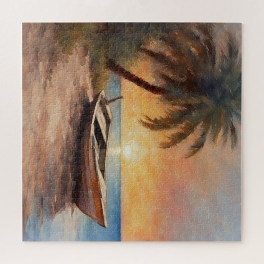 Boote und Strände - 1 Puzzle (Horizontal)