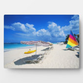 Boote und Stühle Fotoplatte (Vorderseite)