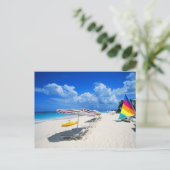 Boote und Stühle Postkarte (Stehend Vorderseite)