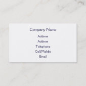 BOOTE VISITENKARTE (Rückseite)