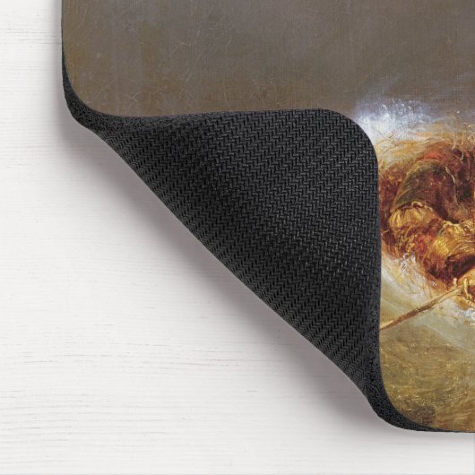 Boote von Dieppe, das vom Fischen zurückgeht Mousepad (Ecke)