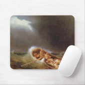 Boote von Dieppe, das vom Fischen zurückgeht Mousepad (Mit Mouse)