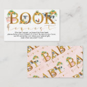 Boote von Nutztieren verlangen Babydusche Begleitkarte (Vorne/Hinten)