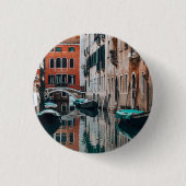 Boote von Venedig Button (Vorderseite)