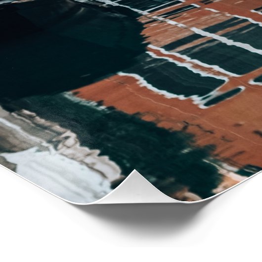 Boote von Venedig Poster (Ecke)