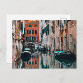 Boote von Venedig Postkarte (Vorne/Hinten)