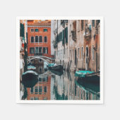 Boote von Venedig Serviette (Vorderseite)