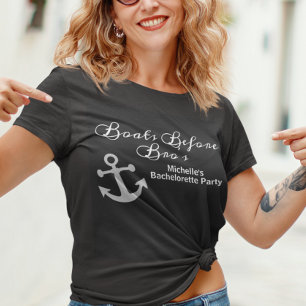 Boote vor Bro's Junggeselinnen-Abschied Cruise T-Shirt