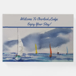 Boote Wasserfarbenvermietung Gästebuch