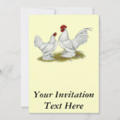 Booted Bantams Einladung (Vorderseite)