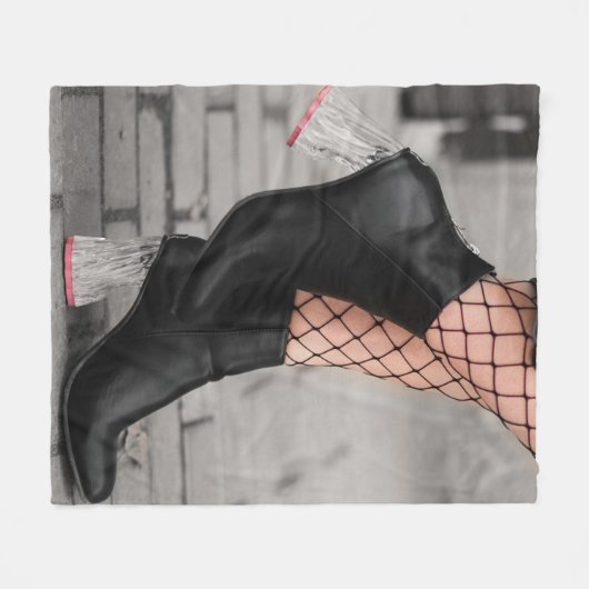 Booted & Bold Fleece Blanket (Vorderseite (Horizontal))