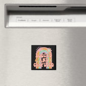 Booted Groovy Rainbow Team Bride Bach Magnet (In Situ (Geschirrspüler))