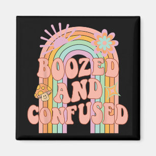 Booted Groovy Rainbow Team Bride Bach Magnet