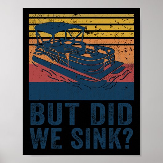 Booten, aber sind wir mit dem Flachboot Pontonkapi Poster (Vorne)