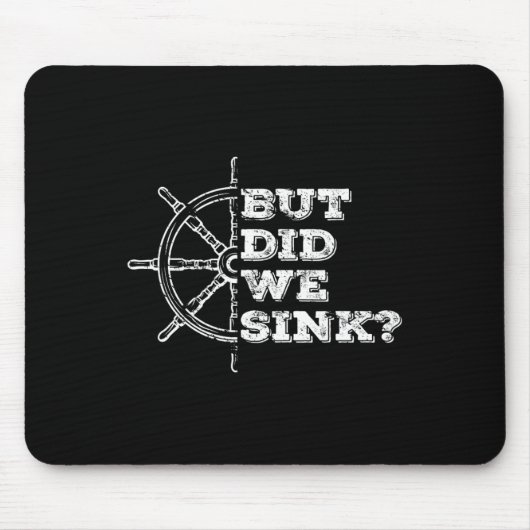 Booten, aber sind wir mit dem Flachboot Pontoon Ca Mousepad (Vorne)
