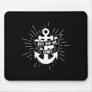 Booten, aber sind wir mit dem Flachboot Pontoon Ca Mousepad